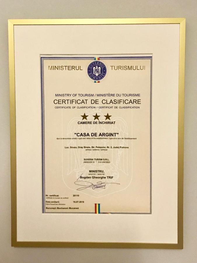 Vila De Argint Aleea Pelesului Nr 2 Sinaia Ngoại thất bức ảnh